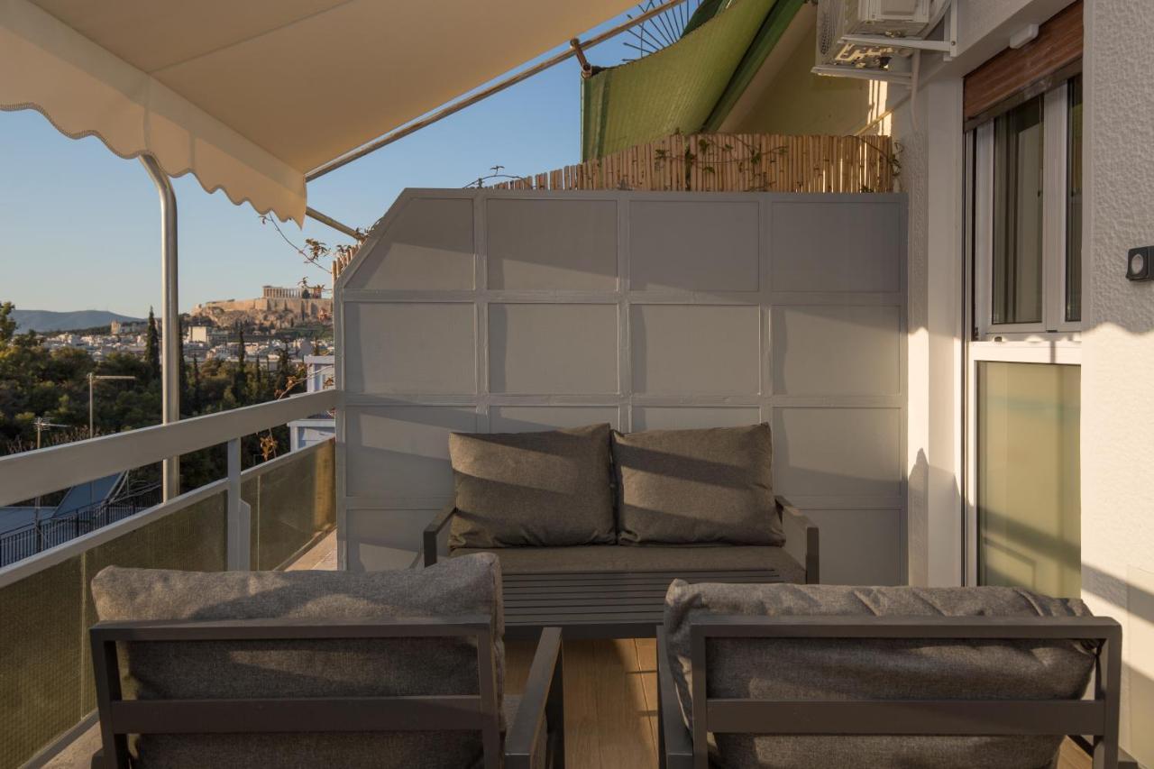 Ferienwohnung Unforgettable Acropolis View Athen Exterior foto