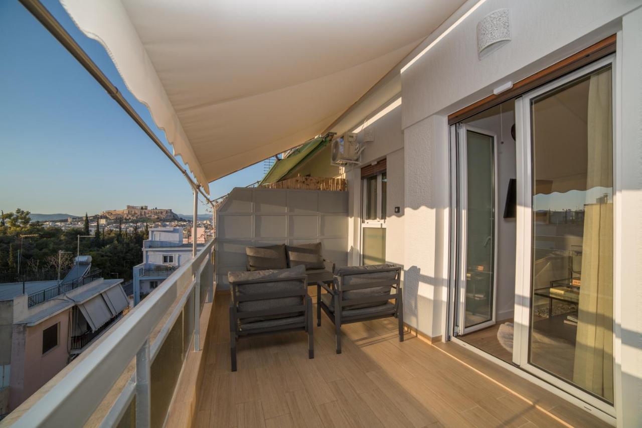 Ferienwohnung Unforgettable Acropolis View Athen Exterior foto